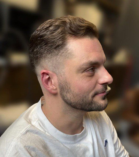 Hot Lather Head Shave